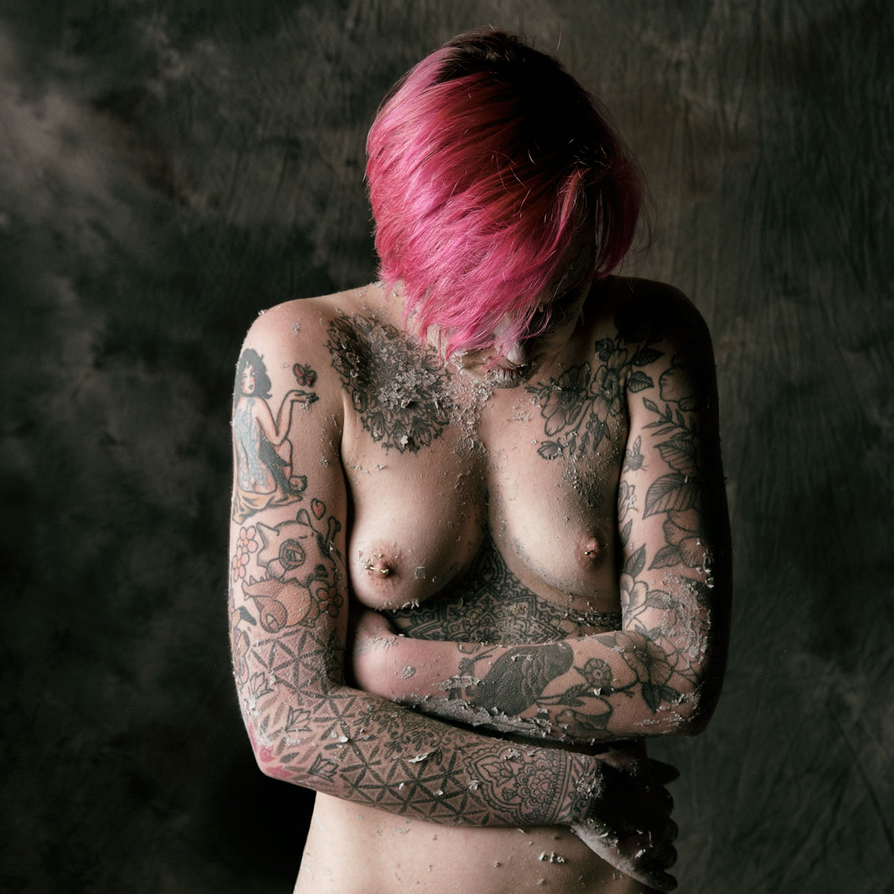 tattoo nude fotoshoot