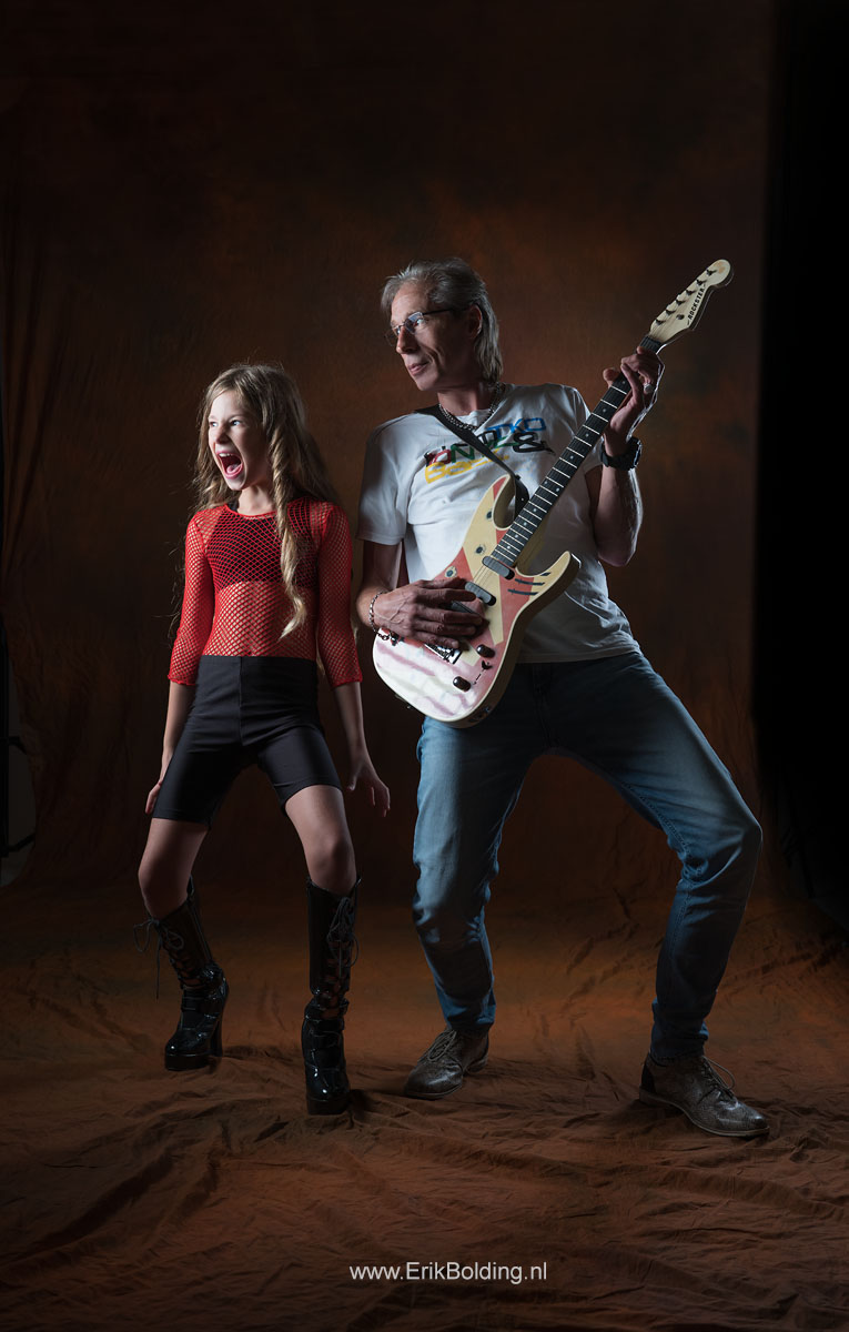 Vader en dochter rockband